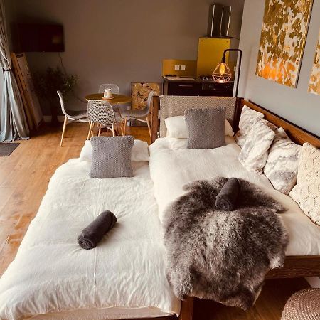 Luxury Lodge In The Treetops Llanbrynmair 外观 照片