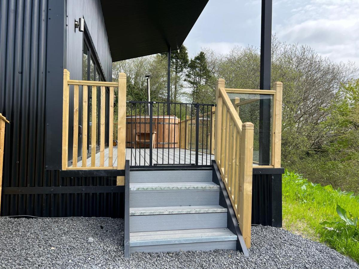 Luxury Lodge In The Treetops Llanbrynmair 外观 照片